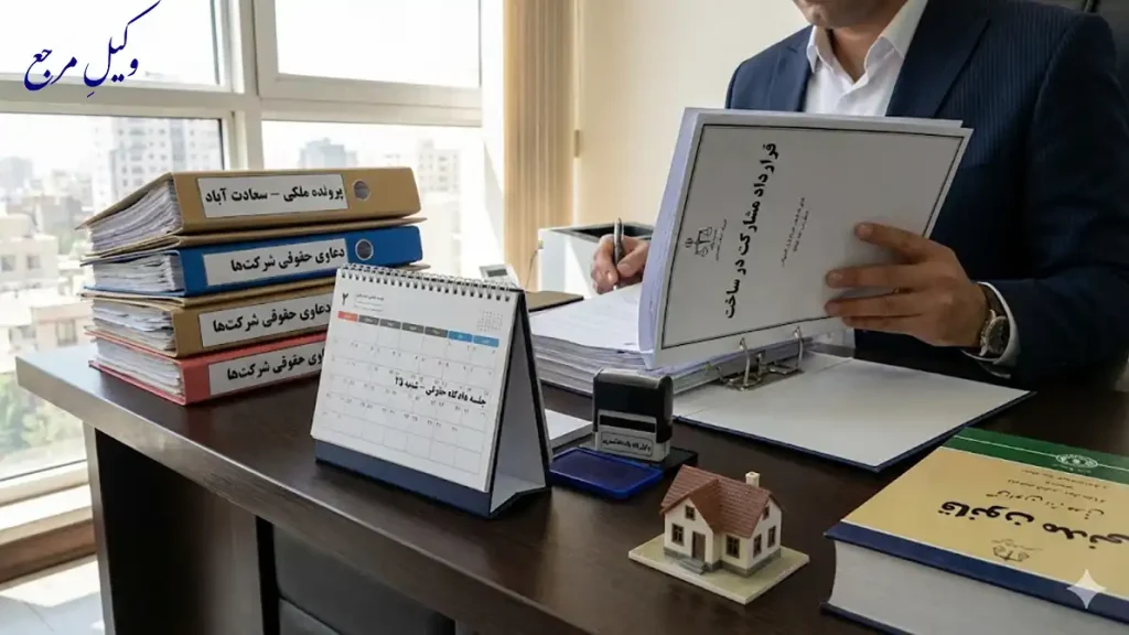 چرا به وکیل حقوقی با تجربه بالا نیاز دارید؟ تضمین امنیت قراردادها و دعاوی ملکی، وکیل مرجع