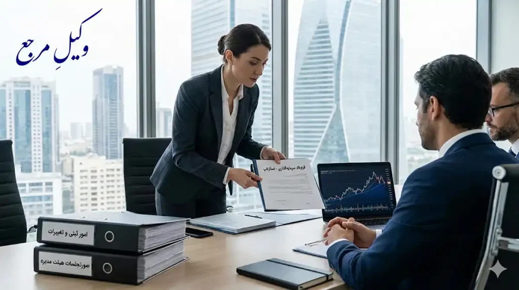 صفر تا صد وکالت امور شرکت‌ها؛ راهنمای کامل حقوقی برای مدیران، وکیل مرجع